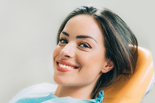 Woman getting Fluoride Treatment in Manassas VA